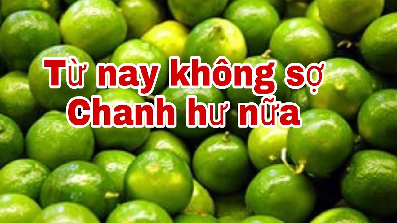 Cách giữ chanh tươi