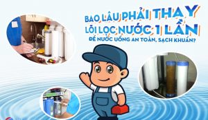 Bao lâu phải thay lõi lọc nước